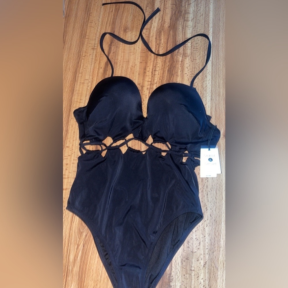Black one piece 36c